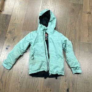 686 Snowboard Jacket // Teal // Youth S